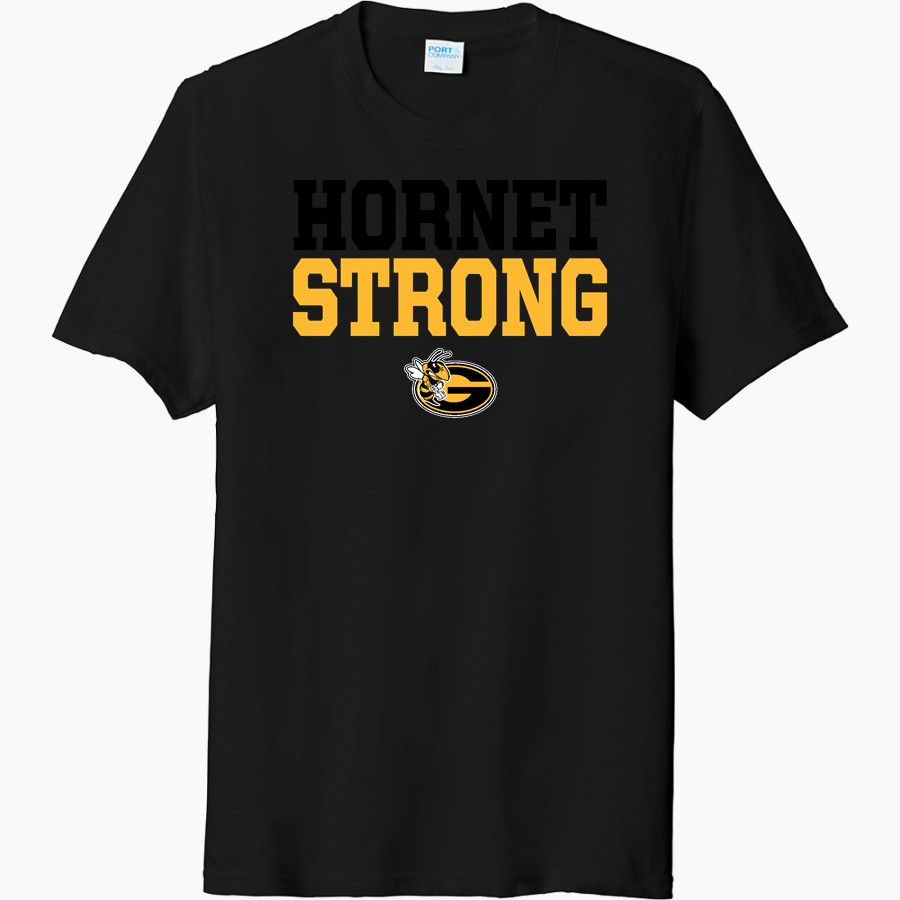 GREENVILLE HIGH SCHOOL HORNETS <span class="pdp-name-mascot">GREENVILLE HORNETS</span> Port & Company Men's Tri-Blend Short Sleeve T-Shirt