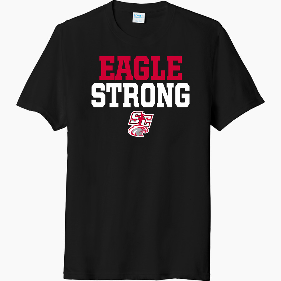 SANTIAM CHRISTIAN HIGH SCHOOL EAGLES Port & Company Men's Tri-Blend Short Sleeve T-Shirt