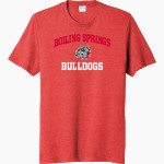 Boiling Springs Middle School bulldogs offical sideline store <span class="pdp-name-mascot">Boiling Springs Bulldogs</span> Port & Company Men's Tri-Blend Short Sleeve T-Shirt Front Thumbnail