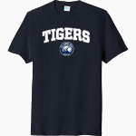 Bay Ridge Prep Tigers Port & Company Men's Tri-Blend Short Sleeve T-Shirt Front Thumbnail