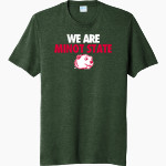 Minot State Beavers <span class="pdp-name-mascot">Minot State Beavers</span> Port & Company Men's Tri-Blend Short Sleeve T-Shirt Front Thumbnail