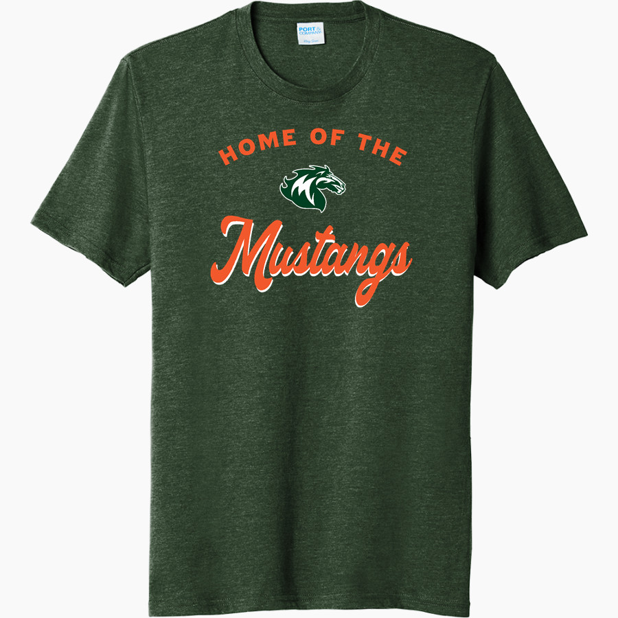 Mid-Atlantic Christian University Mustangs Port & Company Men's Tri-Blend Short Sleeve T-Shirt