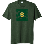 SYCAMORE HIGH SCHOOL AVIATORS <span class="pdp-name-mascot">SYCAMORE AVIATORS</span> Port & Company Men's Tri-Blend Short Sleeve T-Shirt Front Thumbnail