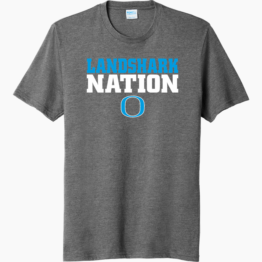 Oceanside Collegiate Academy Landsharks <span class="pdp-name-mascot">Oceanside Collegiate Academy Landsharks</span> Port & Company Men's Tri-Blend Short Sleeve T-Shirt