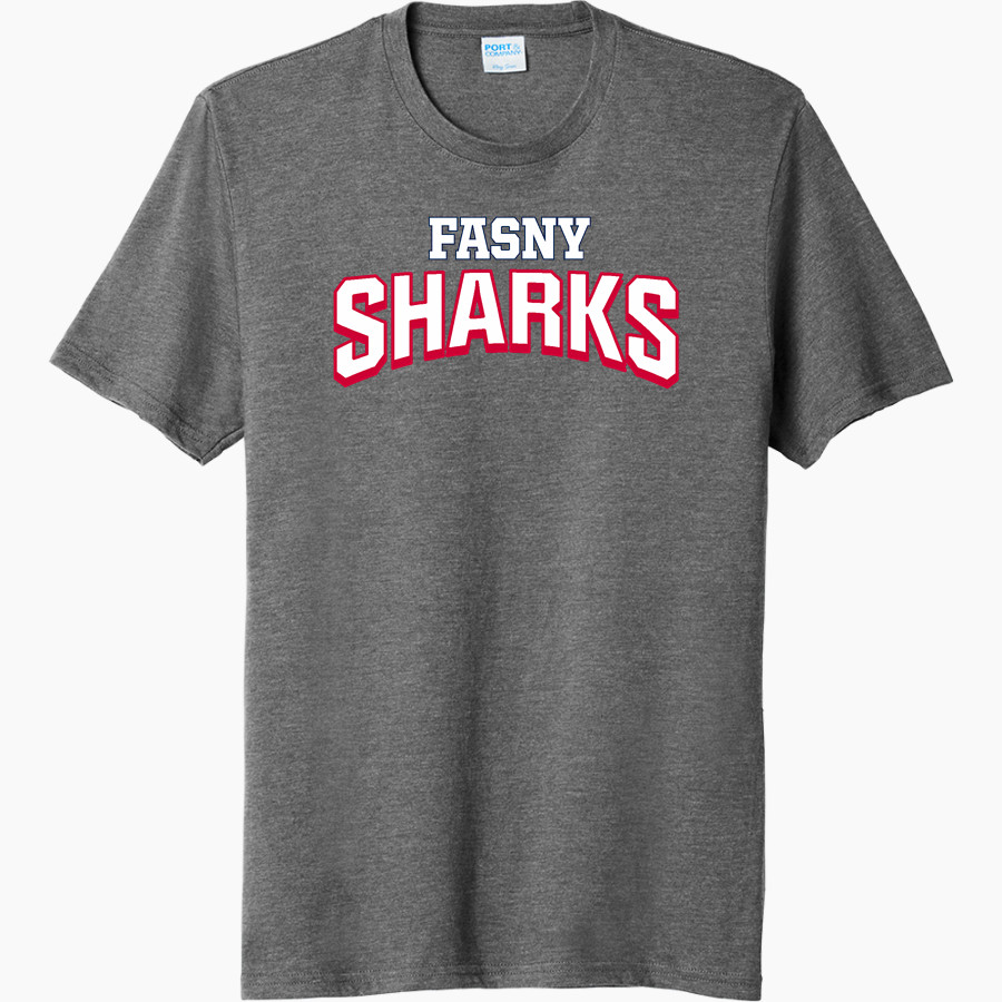 French-American School of New York - Online Store <span class="pdp-name-mascot">French-American School Sharks</span> Port & Company Men's Tri-Blend Short Sleeve T-Shirt