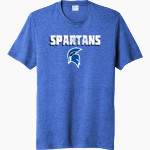 MC CONNELLSBURG HIGH SCHOOL SPARTANS <span class="pdp-name-mascot">MC CONNELLSBURG SPARTANS</span> Port & Company Men's Tri-Blend Short Sleeve T-Shirt Front Thumbnail