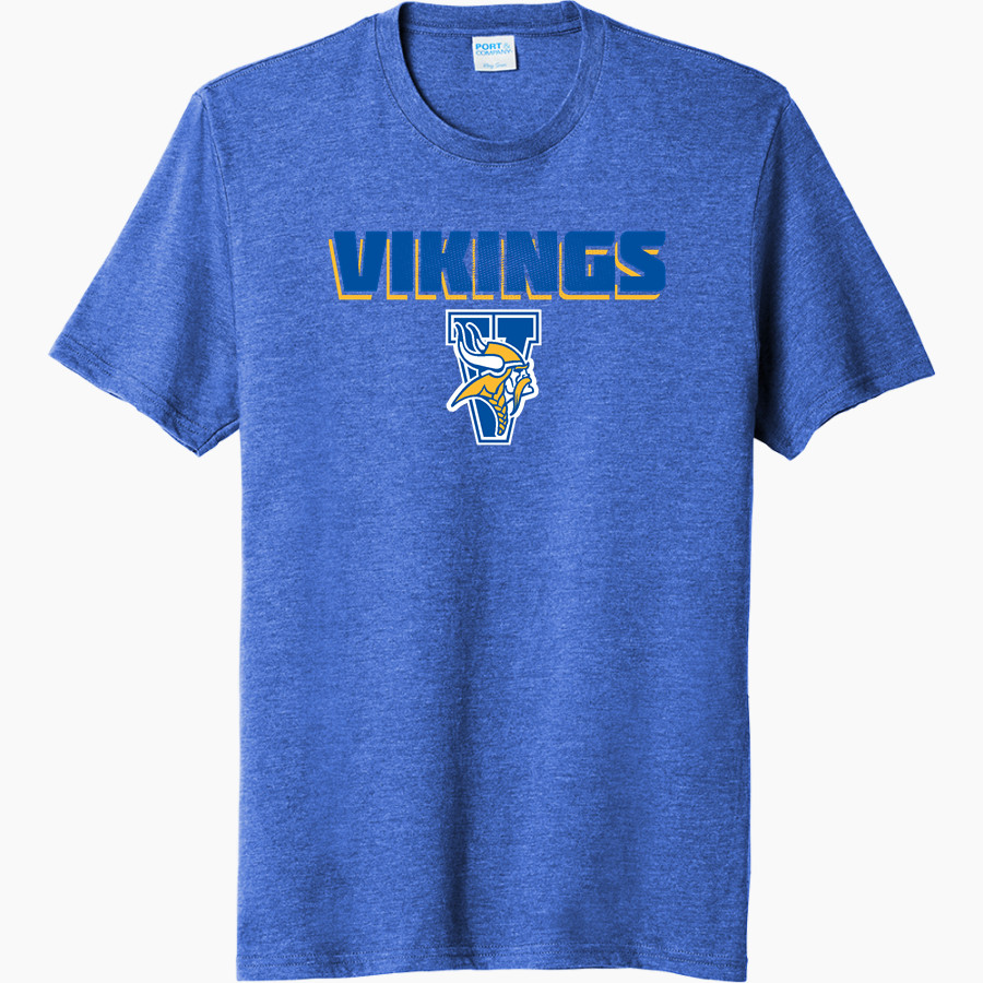 GLENDALE HIGH SCHOOL VIKINGS <span class="pdp-name-mascot">GLENDALE VIKINGS</span> Port & Company Men's Tri-Blend Short Sleeve T-Shirt