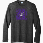 Trevecca University Trojans Port & Company Men's Tri-Blend Long Sleeve T-Shirt Front Thumbnail