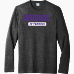 Shell Bank Brigade <span class="pdp-name-mascot">Shell Bank P771K@014 Labradors</span> Port & Company Men's Tri-Blend Long Sleeve T-Shirt Front Thumbnail