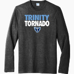 Trinity Tornado Port & Company Men's Tri-Blend Long Sleeve T-Shirt Front Thumbnail