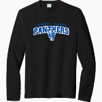 CAMPBELL-SAVONA HIGH SCHOOL PANTHERS <span class="pdp-name-mascot">CAMPBELL - SAVONA PANTHERS</span> Port & Company Men's Tri-Blend Long Sleeve T-Shirt Front Thumbnail