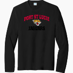 PORT ST LUCIE HIGH SCHOOL JAGUARS Port & Company Men's Tri-Blend Long Sleeve T-Shirt Front Thumbnail