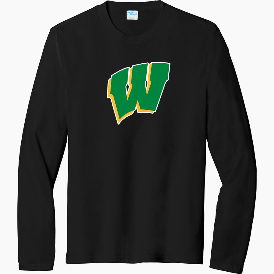 WEST DAVIDSON HIGH SCHOOL DRAGONS Port & Company Men's Tri-Blend Long Sleeve T-Shirt