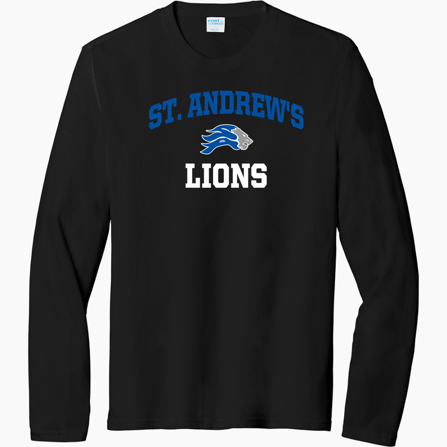 St. Andrew's Lions Port & Company Men's Tri-Blend Long Sleeve T-Shirt