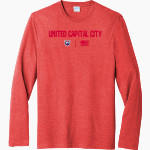 United Capital City United Port & Company Men's Tri-Blend Long Sleeve T-Shirt Front Thumbnail