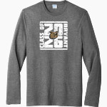 Bryant Bulldogs <span class="pdp-name-mascot">Bryant Bulldogs</span> Port & Company Men's Tri-Blend Long Sleeve T-Shirt Front Thumbnail