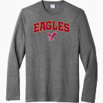 South Heart Eagles Port & Company Men's Tri-Blend Long Sleeve T-Shirt Front Thumbnail