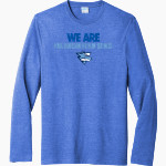 PAUL ROBESON HIGH SCHOOL FOR HUMAN SERVICES HUSKIES <span class="pdp-name-mascot">PAUL ROBESON HUMAN SERVICES HUSKIES</span> Port & Company Men's Tri-Blend Long Sleeve T-Shirt Front Thumbnail