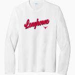 DOVER HIGH SCHOOL LONGHORNS Port & Company Men's Tri-Blend Long Sleeve T-Shirt Front Thumbnail