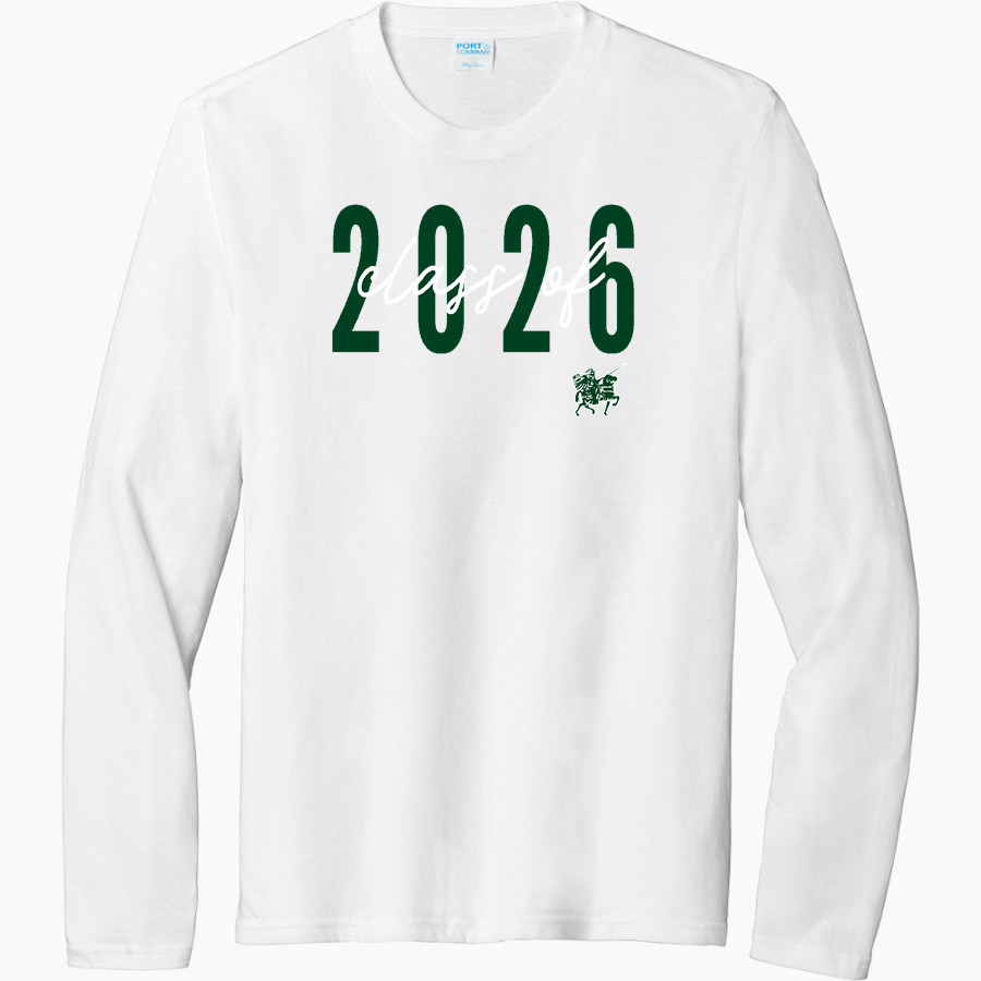 Wisconsin Heights High School Vanguards Port & Company Men's Tri-Blend Long Sleeve T-Shirt