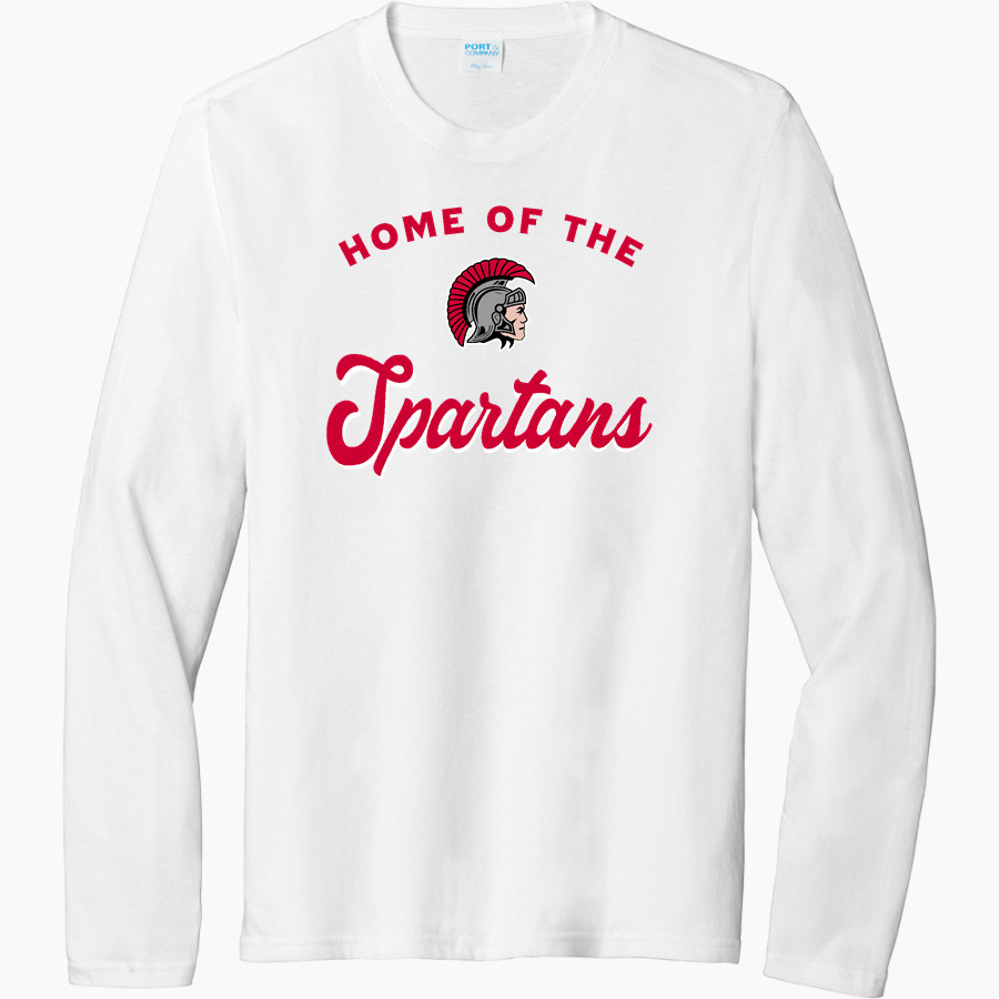SOMERSET HIGH SCHOOL SPARTANS <span class="pdp-name-mascot">SOMERSET SPARTANS</span> Port & Company Men's Tri-Blend Long Sleeve T-Shirt