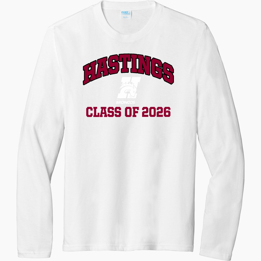 Hastings Broncos Port & Company Men's Tri-Blend Long Sleeve T-Shirt