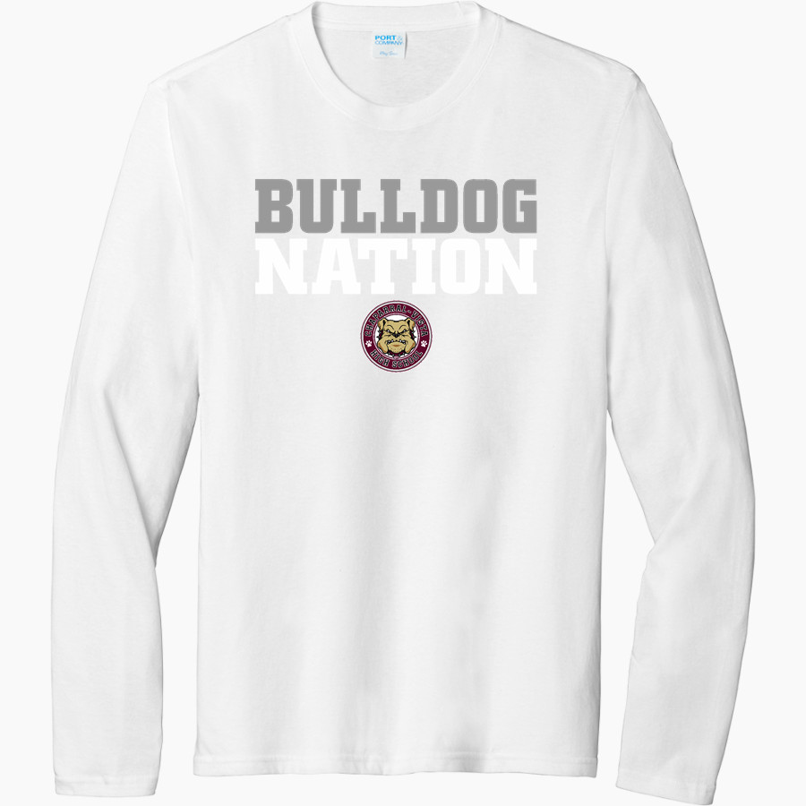Chaparral - Vista Bulldogs Port & Company Men's Tri-Blend Long Sleeve T-Shirt