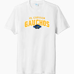 EL CAPITAN HIGH SCHOOL GAUCHOS <span class="pdp-name-mascot">EL CAPITAN GAUCHOS</span> Port & Company Men's Tri-Blend Short Sleeve T-Shirt Front Thumbnail