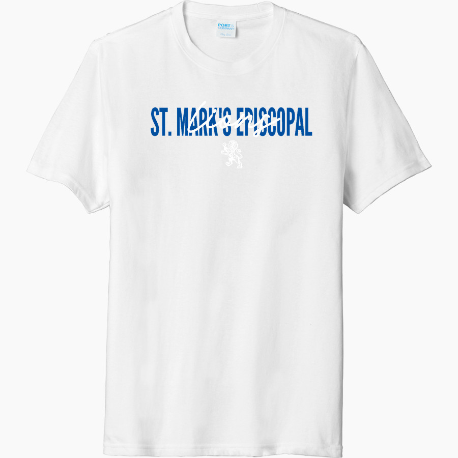 St. Mark's Episcopal Lions <span class="pdp-name-mascot">Saint Mark's Episcopal School Lions</span> Port & Company Men's Tri-Blend Short Sleeve T-Shirt