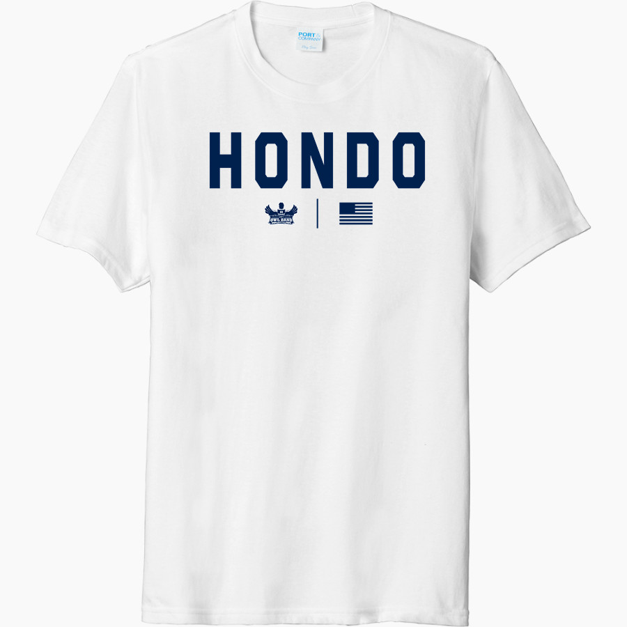 HONDO HIGH SCHOOL OWLS <span class="pdp-name-mascot">HONDO OWLS</span> Port & Company Men's Tri-Blend Short Sleeve T-Shirt