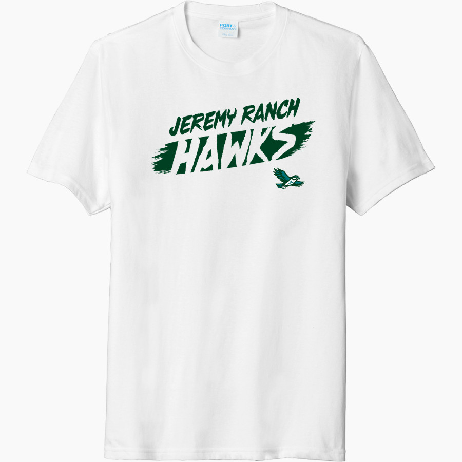 Jeremy Ranch Hawks <span class="pdp-name-mascot">Jeremy Ranch Elementary Hawks</span> Port & Company Men's Tri-Blend Short Sleeve T-Shirt