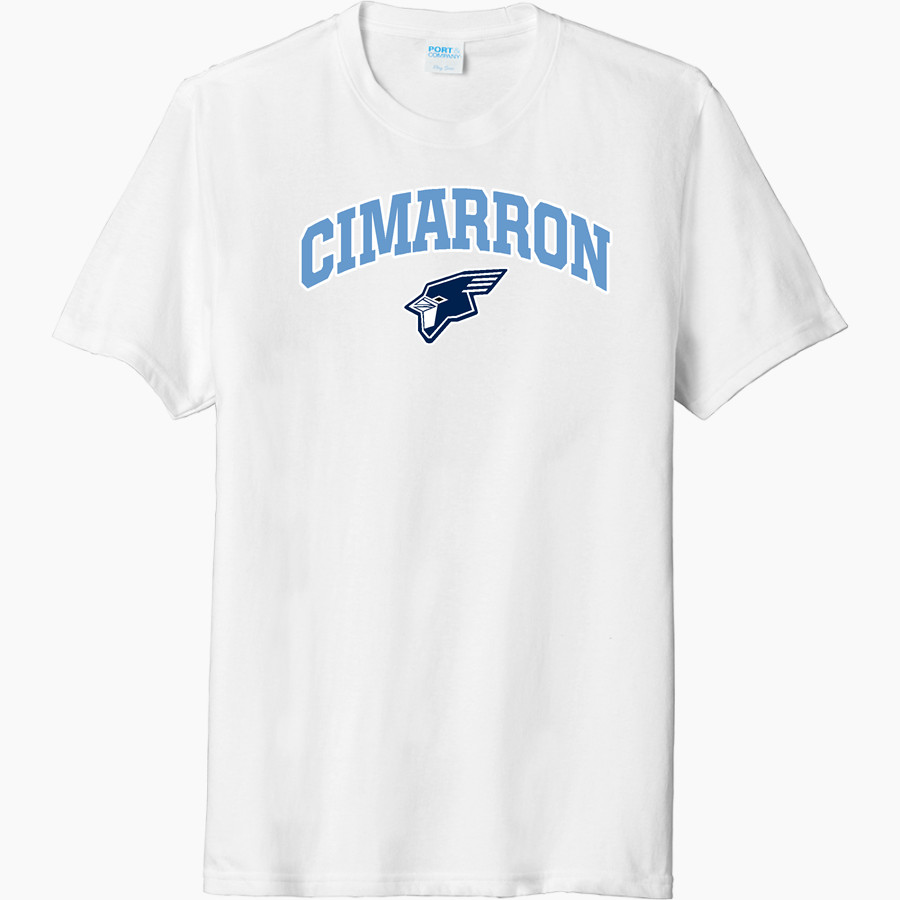 CIMARRON HIGH SCHOOL BLUEJAYS Port & Company Men's Tri-Blend Short Sleeve T-Shirt