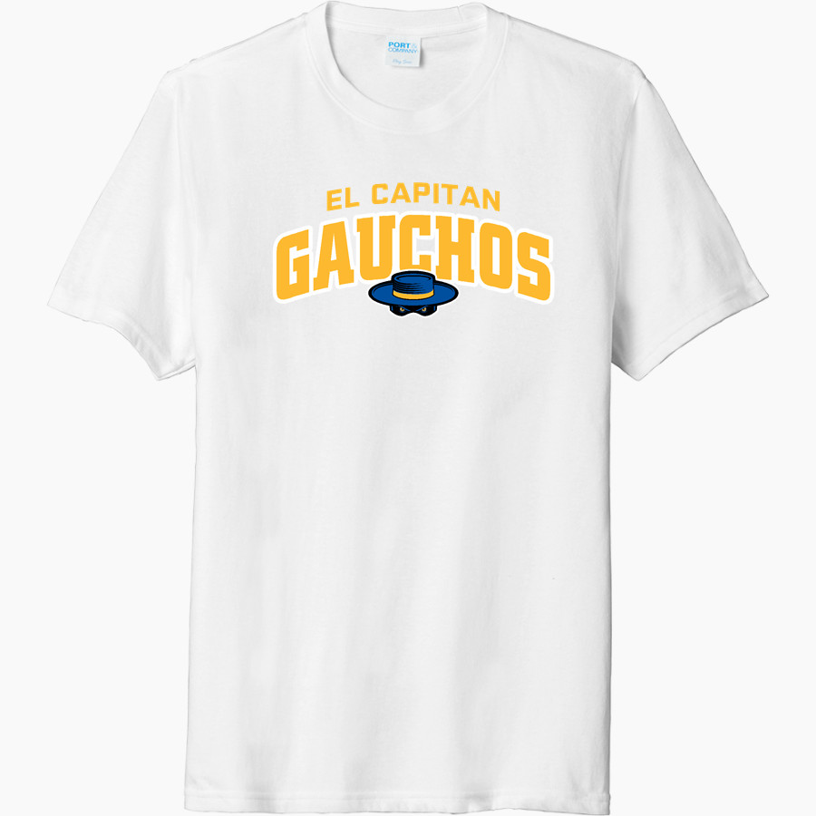 EL CAPITAN HIGH SCHOOL GAUCHOS <span class="pdp-name-mascot">EL CAPITAN GAUCHOS</span> Port & Company Men's Tri-Blend Short Sleeve T-Shirt
