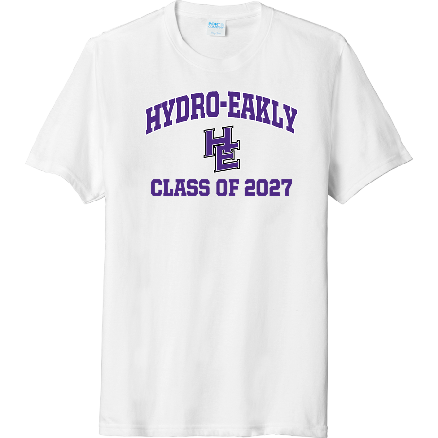 HYDRO-EAKLY HIGH SCHOOL BOBCATS <span class="pdp-name-mascot">HYDRO - EAKLY BOBCATS</span> Port & Company Men's Tri-Blend Short Sleeve T-Shirt
