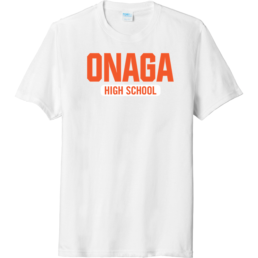 ONAGA HIGH SCHOOL BUFFALOES <span class="pdp-name-mascot">ONAGA BUFFALOES</span> Port & Company Men's Tri-Blend Short Sleeve T-Shirt