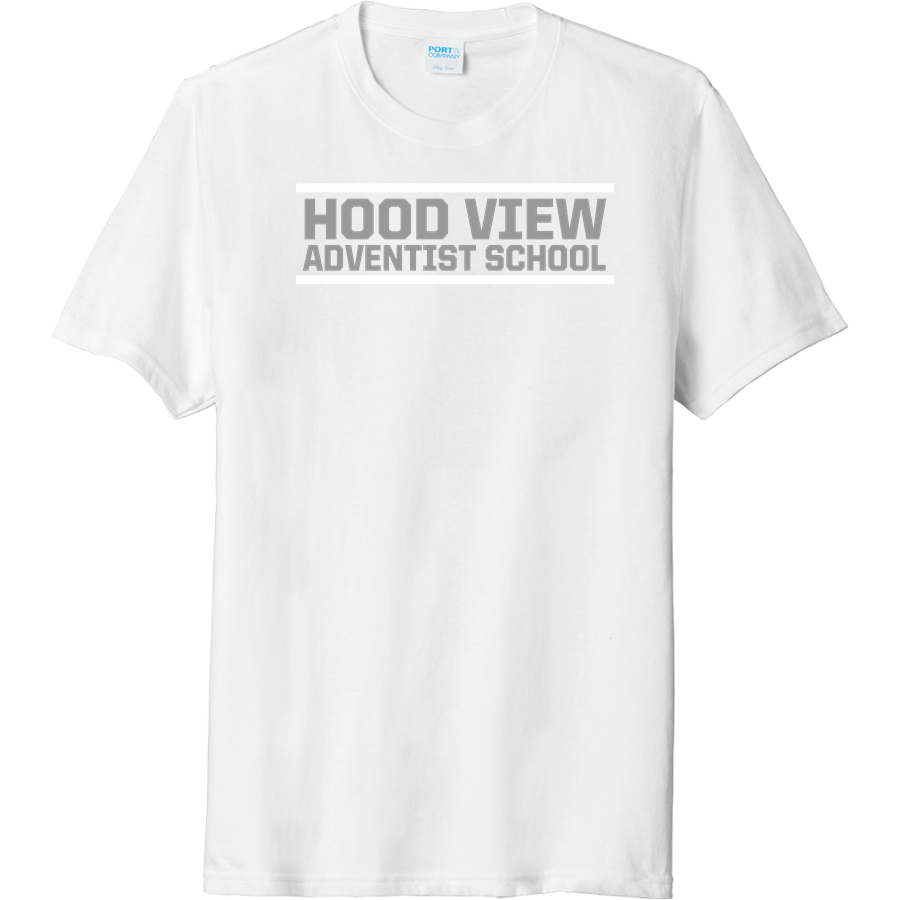 HVAS Hood View Adventist Sch <span class="pdp-name-mascot">Hood View Junior Academy</span> Port & Company Men's Tri-Blend Short Sleeve T-Shirt
