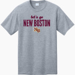 NEW BOSTON HIGH SCHOOL LIONS <span class="pdp-name-mascot">NEW BOSTON LIONS</span> Port & Company CVC Tee Front Thumbnail