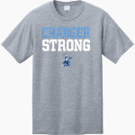 CENTRAL HIGH SCHOOL CHARGERS Port & Company CVC Tee Front Thumbnail