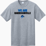 HARRISONVILLE HIGH SCHOOL WILDCATS Port & Company CVC Tee Front Thumbnail