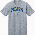 LAKE QUINAULT HIGH SCHOOL ELKS <span class="pdp-name-mascot">LAKE QUINAULT ELKS</span> Port & Company CVC Tee Front Thumbnail