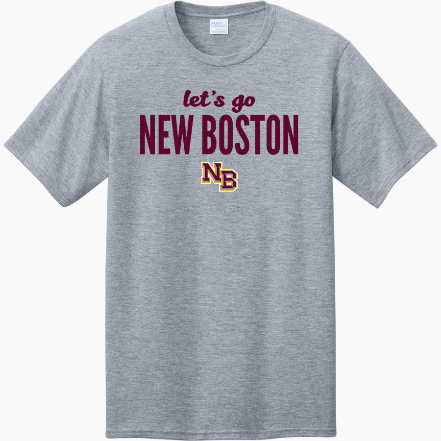 NEW BOSTON HIGH SCHOOL LIONS <span class="pdp-name-mascot">NEW BOSTON LIONS</span> Port & Company CVC Tee