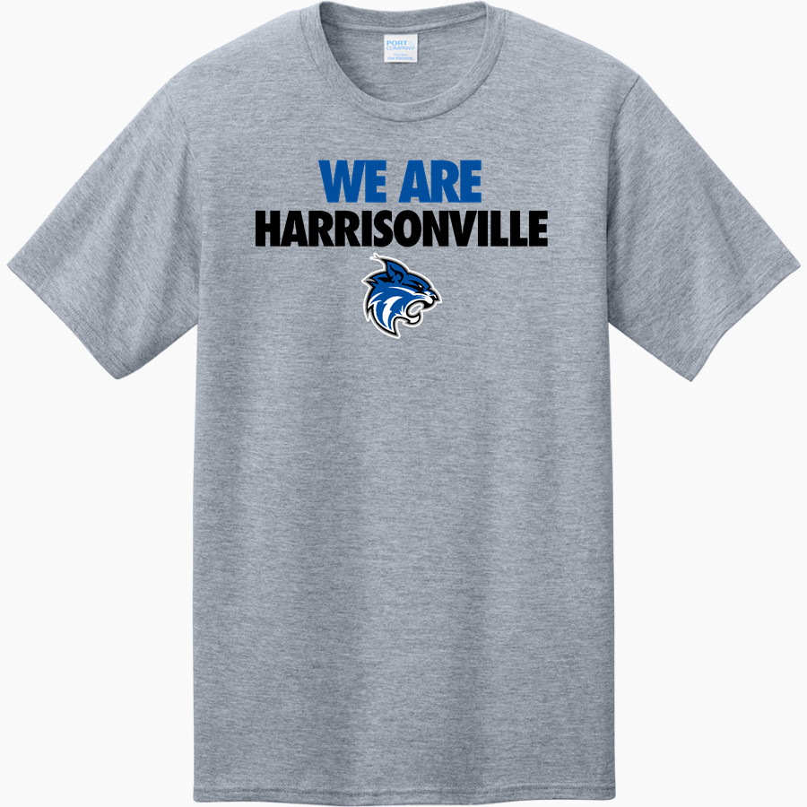HARRISONVILLE HIGH SCHOOL WILDCATS Port & Company CVC Tee