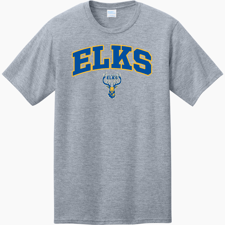 LAKE QUINAULT HIGH SCHOOL ELKS <span class="pdp-name-mascot">LAKE QUINAULT ELKS</span> Port & Company CVC Tee
