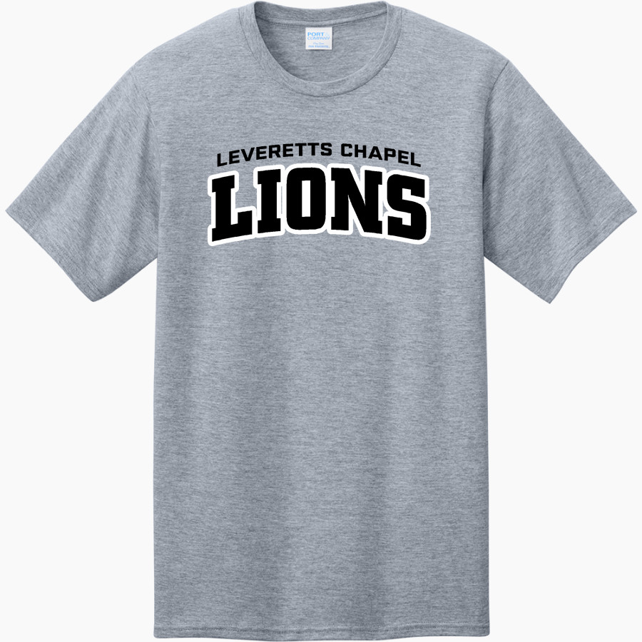 LEVERETTS CHAPEL HIGH SCHOOL LIONS <span class="pdp-name-mascot">LEVERETTS CHAPEL LIONS</span> Port & Company CVC Tee