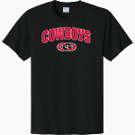 CLARION-GOLDFIELD-DOWS HIGH SCHOOL COWBOYS <span class="pdp-name-mascot">CLARION - GOLDFIELD COWBOYS</span> Port & Company CVC Tee Front Thumbnail
