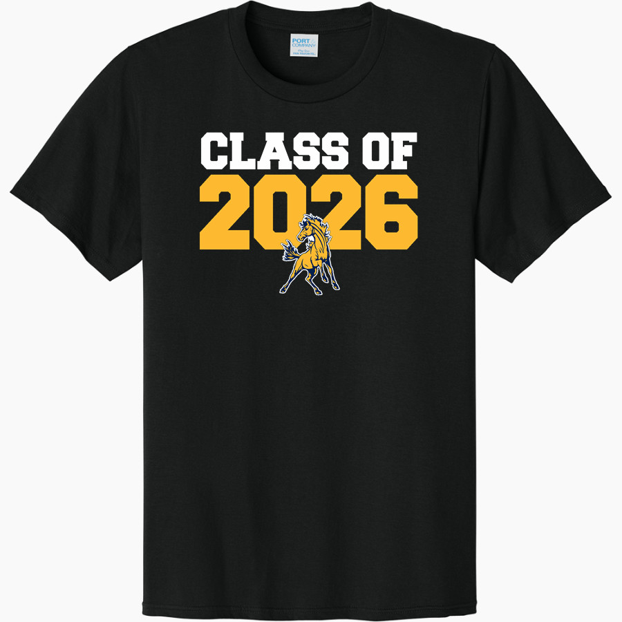 Bark River-Harris Broncos <span class="pdp-name-mascot">Bark-River Harris High School Broncos</span> Port & Company CVC Tee