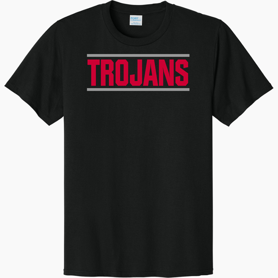 TUNSTALL SENIOR HIGH SCHOOL TROJANS <span class="pdp-name-mascot">TUNSTALL TROJANS</span> Port & Company CVC Tee