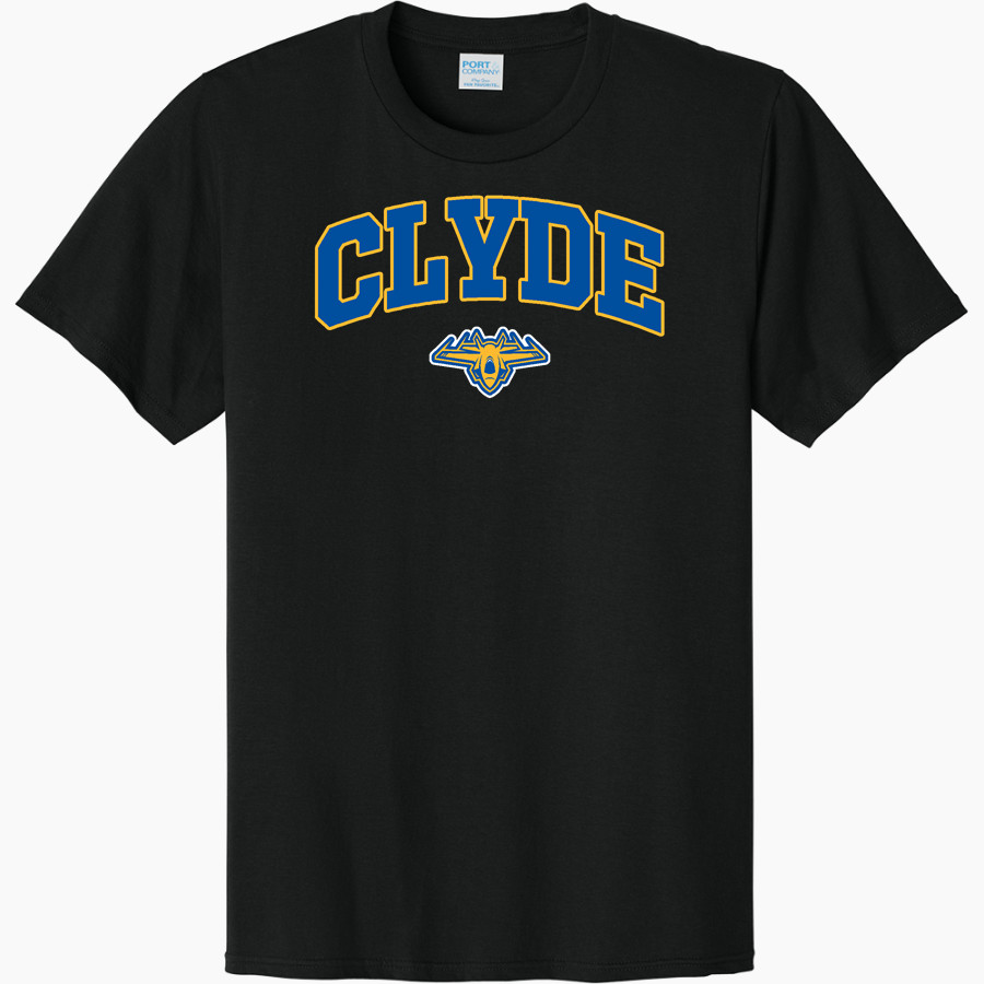 CLYDE HIGH SCHOOL FLIERS <span class="pdp-name-mascot">CLYDE FLIERS</span> Port & Company CVC Tee