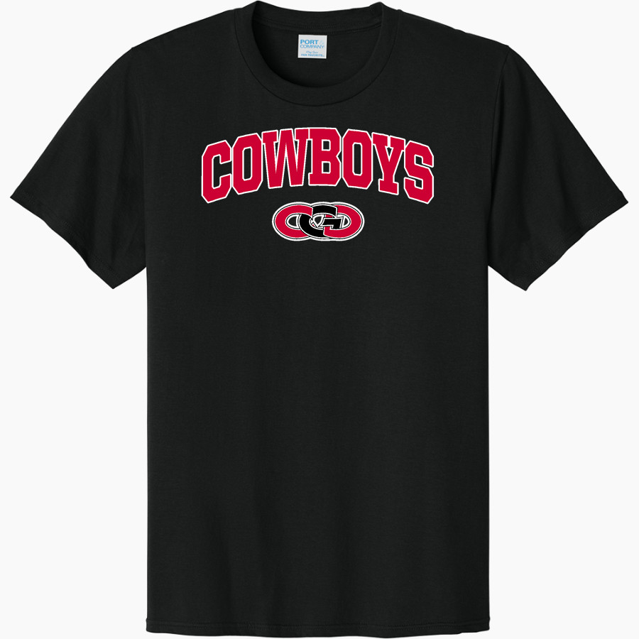 CLARION-GOLDFIELD-DOWS HIGH SCHOOL COWBOYS <span class="pdp-name-mascot">CLARION - GOLDFIELD COWBOYS</span> Port & Company CVC Tee