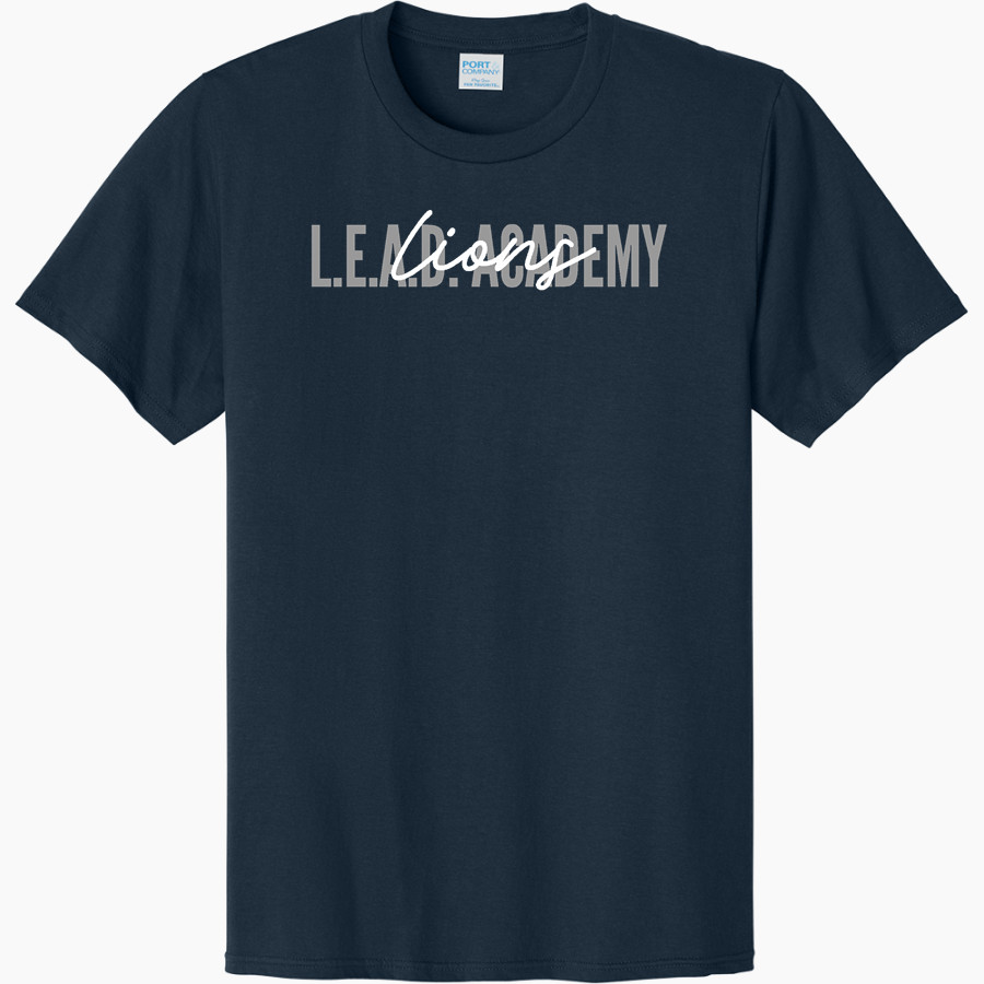 L.e.a.d. Academy Lions Port & Company CVC Tee